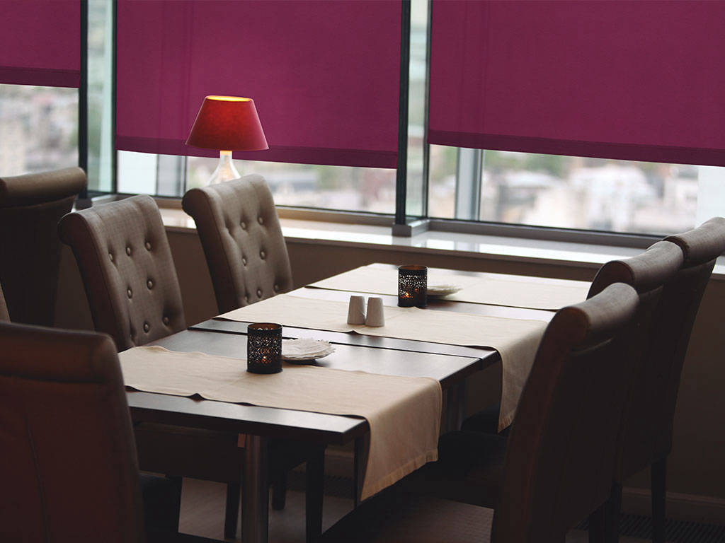 Roller Blind Maroon